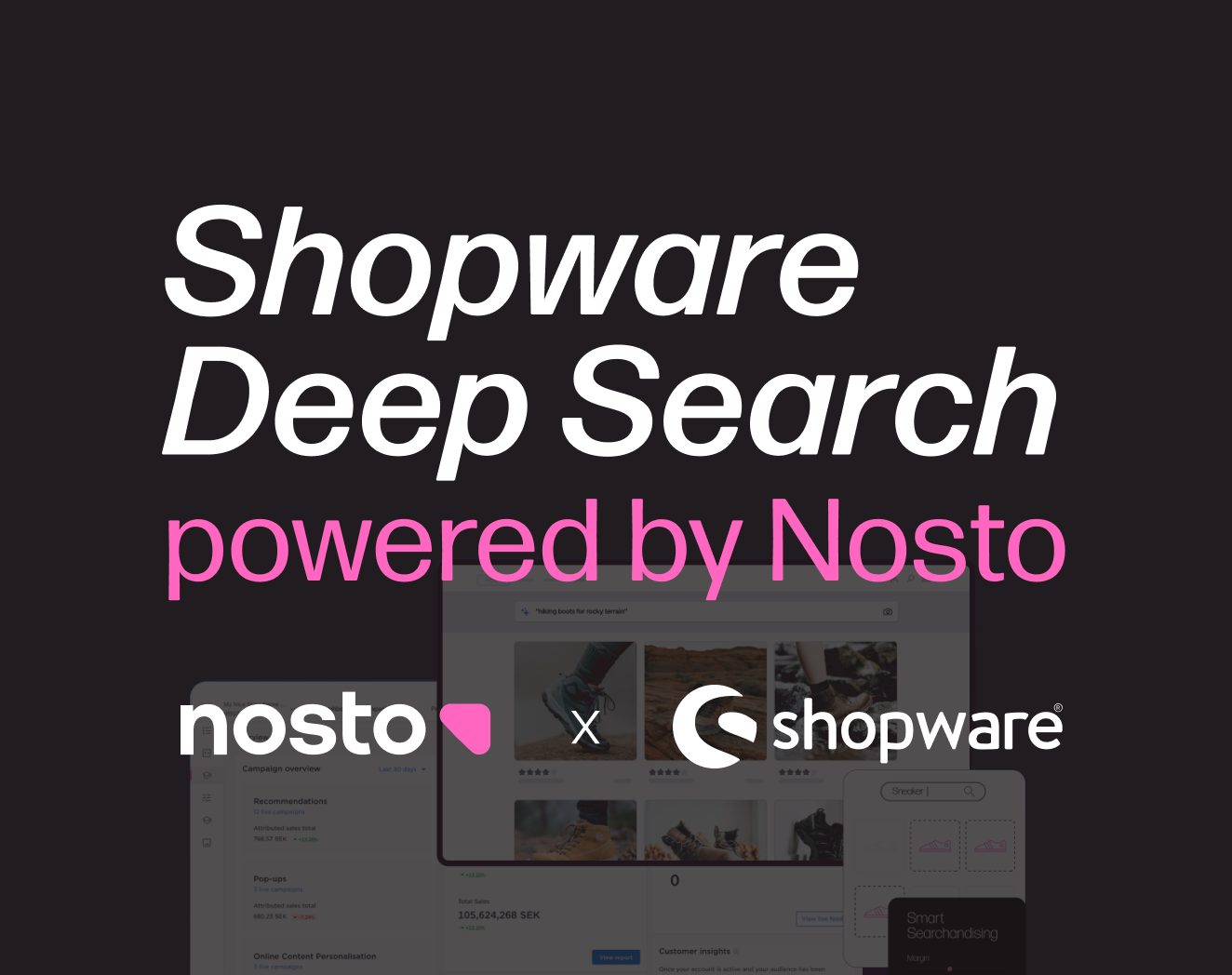 Shopware leverages Nosto’s Personalized Search technology to launch new ecommerce search solution