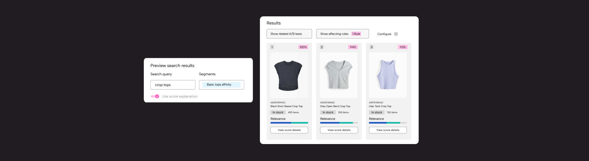 What’s new in Nosto: Score insights—discover what impacts your product visibility & optimize for business needs 