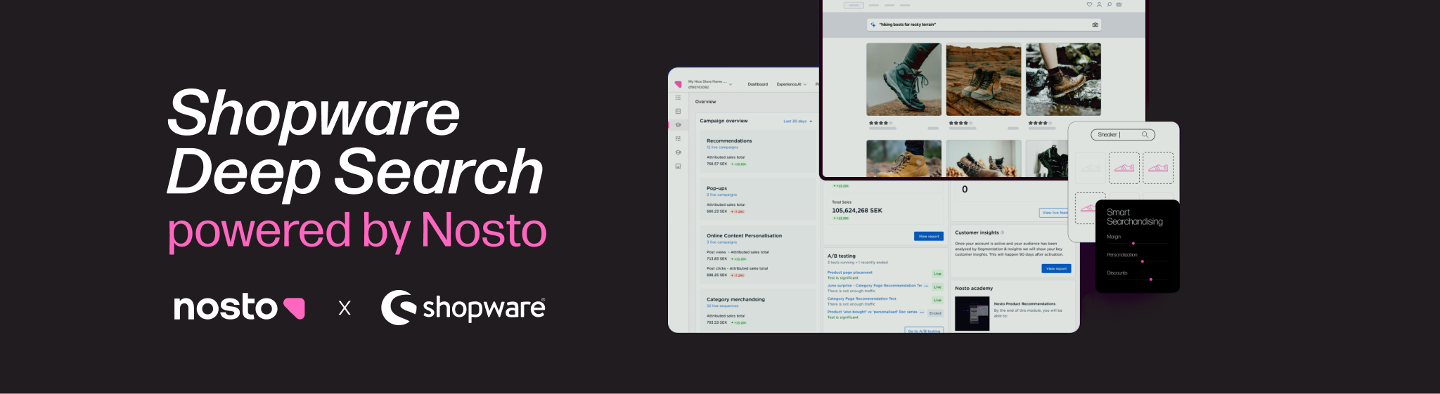 Shopware leverages Nosto’s Personalized Search technology to launch new ecommerce search solution